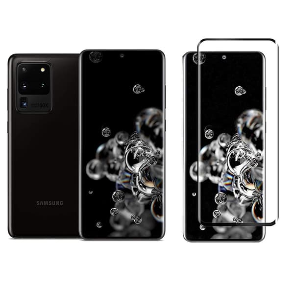 FULL-GLUE S20 Ultra 2-PACK Skärmskydd 9H 0,2mm HD-Clear ProGuard