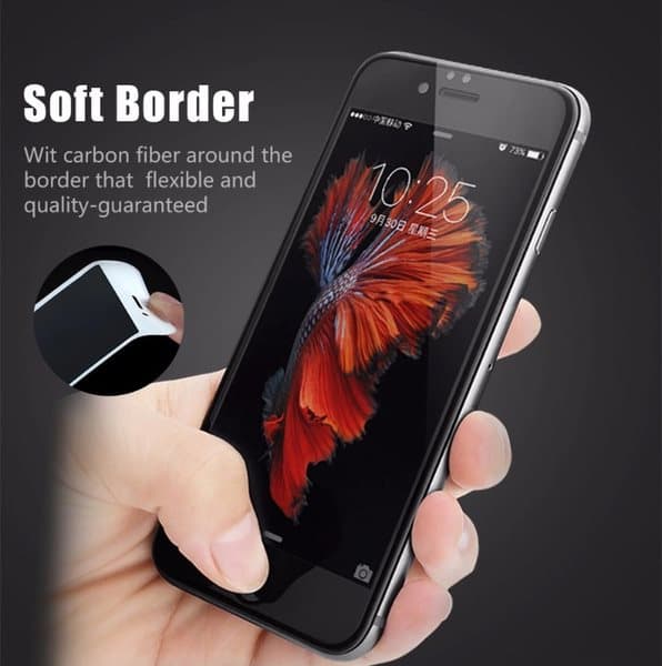 iPhone 6/6S 3-PACK Skärmskydd av Carbonfiber ProGuard Fullfit 3D