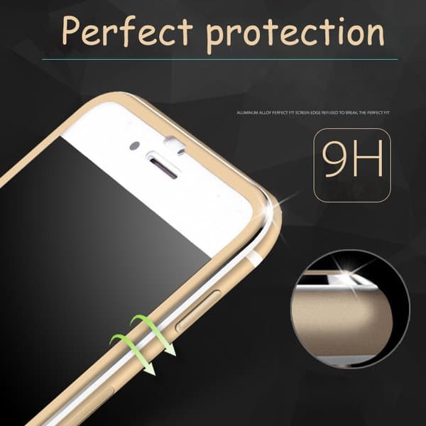 iPhone 7 Plus HuTech Skärmskydd 3D-Aluminiumram (ORIGINAL)