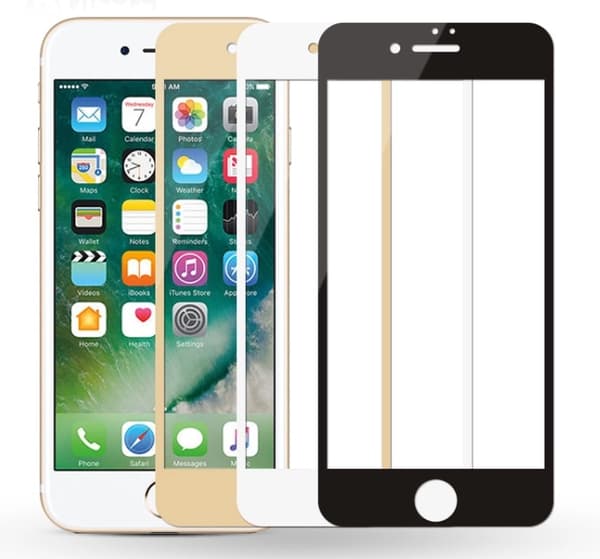 iPhone 6/6S 2-PACK Skärmskydd i Carbonfiber HuTech Fullfit 3D HD