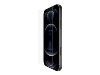 Belkin ScreenForce UltraGlass - Skärmskydd för mobiltelefon - glas - för Apple iPhone 12, 12 Pro