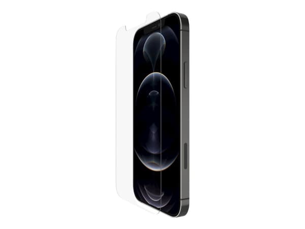 Belkin ScreenForce UltraGlass - Skärmskydd för mobiltelefon - glas - för Apple iPhone 12, 12 Pro