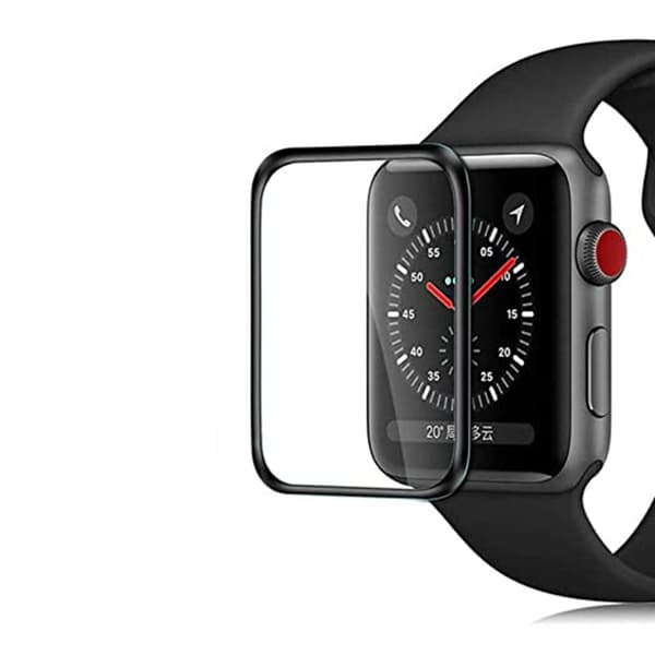 Apple Watch S4/S5 Mjukt Skärmskydd Svart Svart, 40mm