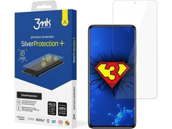 3MK 3MK Silver Protect+ Xiaomi POCO X3 märkäasennus antimikrobinen kalvo