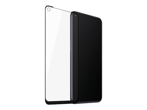 OnePlus - Skärmskydd för mobiltelefon - film - ramfärg svart - för OnePlus Nord N100