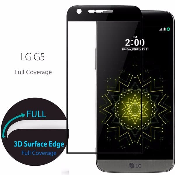 LG G5 - HuTech EXXO-Skärmskydd med Ram 3D (HD-Clear)