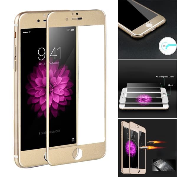 iPhone 7 Plus (3-PACK) Carbon-Sk�rmskydd av HeliGuard Guld Guld