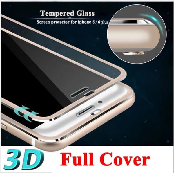 iPhone 6/6S ProGuard Skärmskydd (2-PACK) 3D med RAM Guld