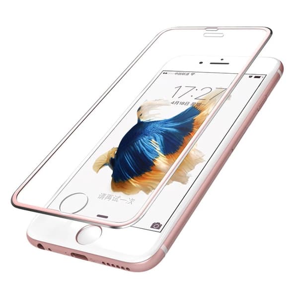 iPhone 6/6S Skärmskydd 3D med RAM Silver Silver