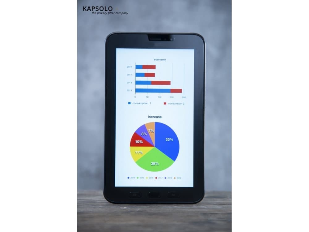 KAPSOLO KAP12149, Tablet, Rammeløst display privatlivsfilter, Transparent, Privatliv, 86%, Tyskland