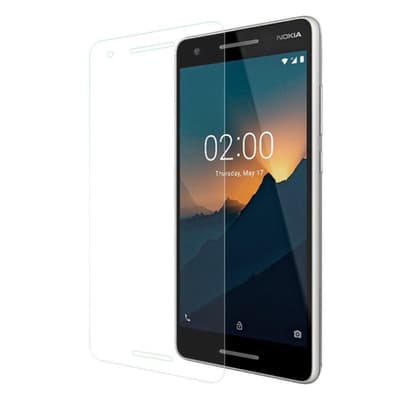 Nokia 2.1 skærmfilm i hærdet glas med runde kanter