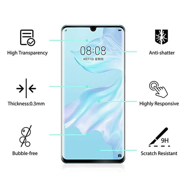 Huawei P30 Pro Skärmskydd 2-PACK 3D 9H HD-Clear