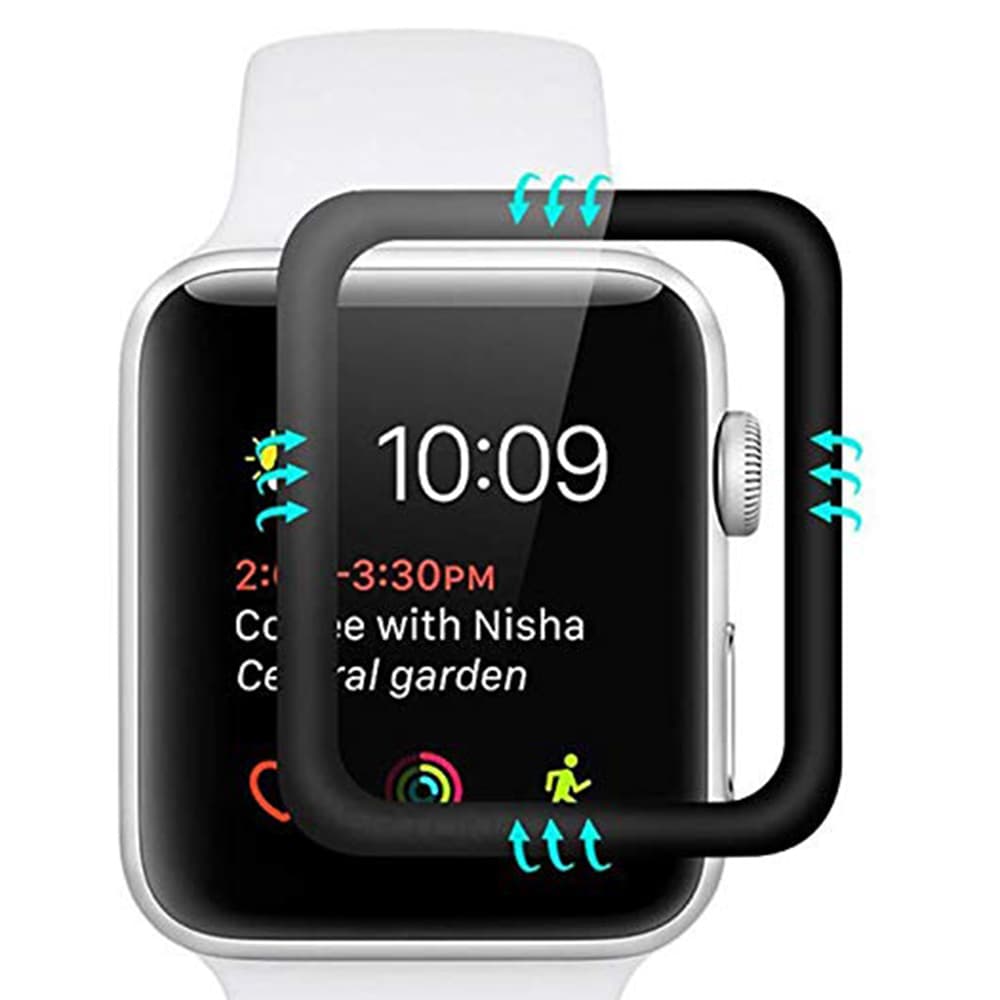 3D Full Glue Skärmskydd för iWatch 4/5 40mm och 44mm