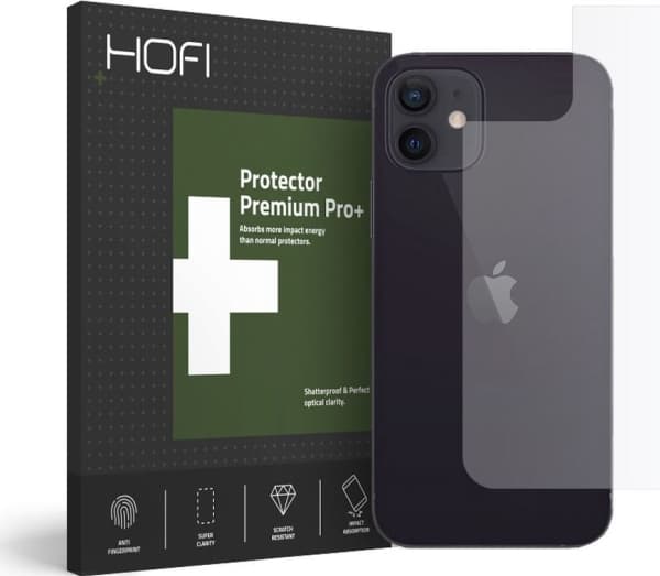 Hofi Glass HOFI HYBRID PRO + BACK PROTECTOR IPHONE 12 MINI