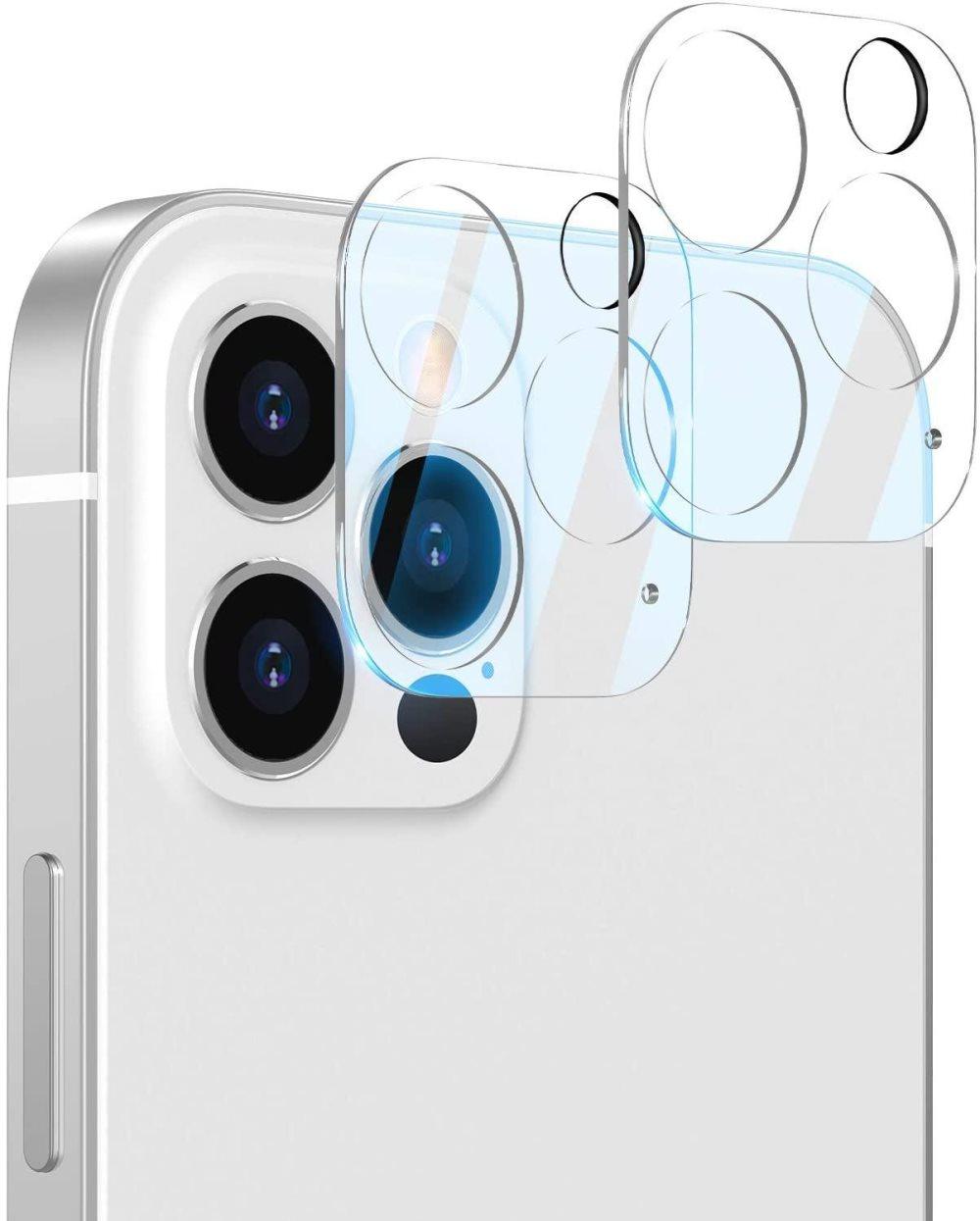 C4U® 2-Pack linsskydd för iPhone 12 Mini Kamera i härdat glas