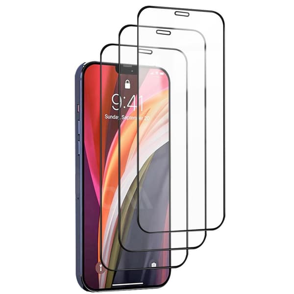 2-PACK Skärmskydd Carbon-fiber 9H 0,3mm iPhone 12