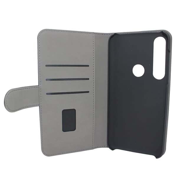 Wallet Motorola G8 Plus Sort
