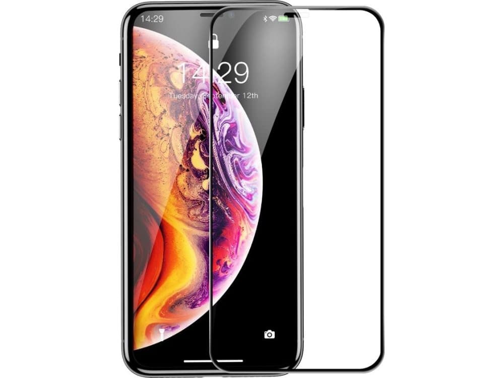 Baseus Rigid-edge Tempered Glass Tempered Glass 3D 0.3mm with reinforced frame Apple iPhone XS Max black