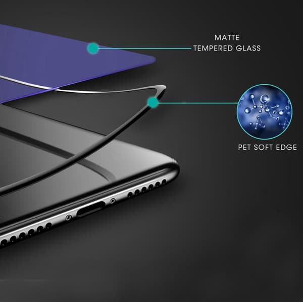 Anti-Blueray 2-PACK Skärmskydd 2.5D Carbon 9H 0,3mm iPhone XR