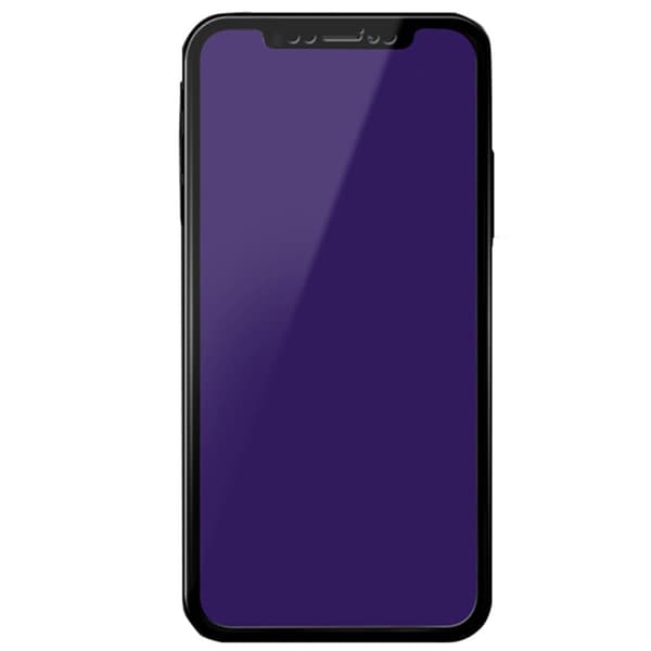 iPhone XS Max 2-PACK Skärmskydd Anti-Blueray 2.5D Carbon 9H 0,3mm