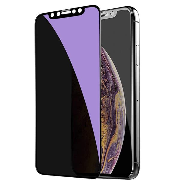 iPhone XS Max 2-PACK Skärmskydd Anti-Blueray 2.5D Carbon 9H 0,3mm