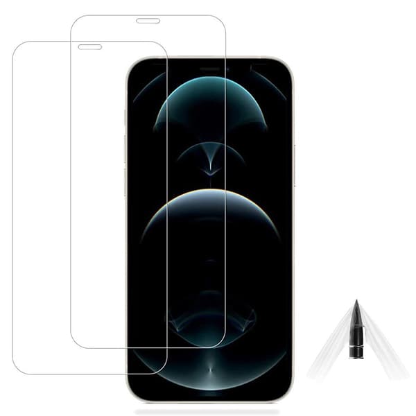 iPhone 12 Pro 3-PACK Mjukt Skärmskydd PET 9H 0,2mm