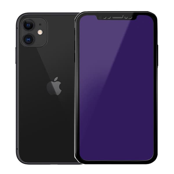 iPhone 11 3-PACK Skärmskydd Anti-Blueray 2.5D Carbon 9H 0,3mm