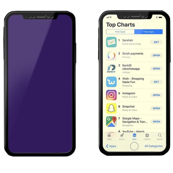 iPhone 11 3-PACK Skärmskydd Anti-Blueray 2.5D Carbon 9H 0,3mm