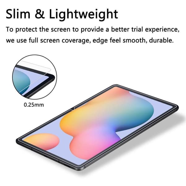 Skærmdæksel til hærdet glas til Samsung Galaxy Tab S7 Plus S8 Plus