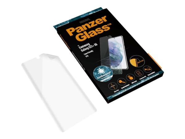 PanzerGlass Case Friendly - Skjermbeskyttelse for mobiltelefon - film - krystallklar - for Samsung Galaxy S21+ 5G