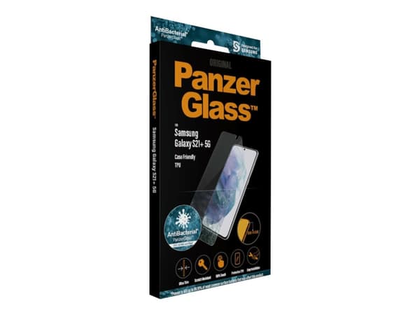 PanzerGlass Case Friendly - Skjermbeskyttelse for mobiltelefon - film - krystallklar - for Samsung Galaxy S21+ 5G
