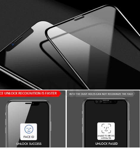 skärmskydd för iphone 11 pro Xs och X vit kant