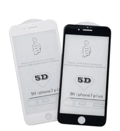20D pansar glas för iphone 7/8 svart Vit
