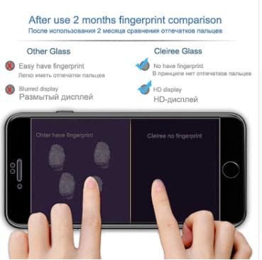 10D Full Cover Härdat Glas för  iphone 7/8 svart