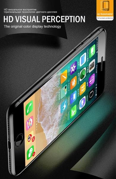 20D panar glas för iphone 7/8 svart