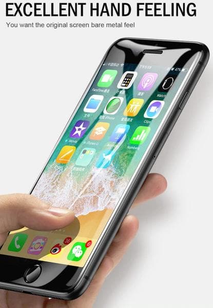 20D panar glas för iphone 7/8 svart