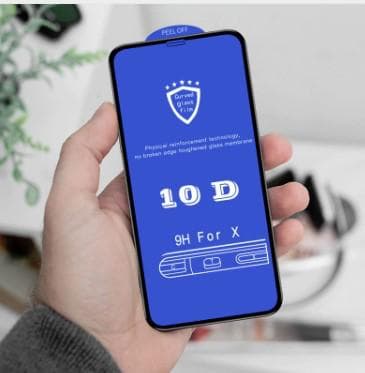 20D panar glas för iphone 7/8 svart