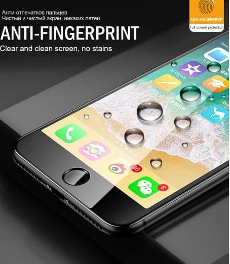 20D panar glas för iphone 7/8 svart