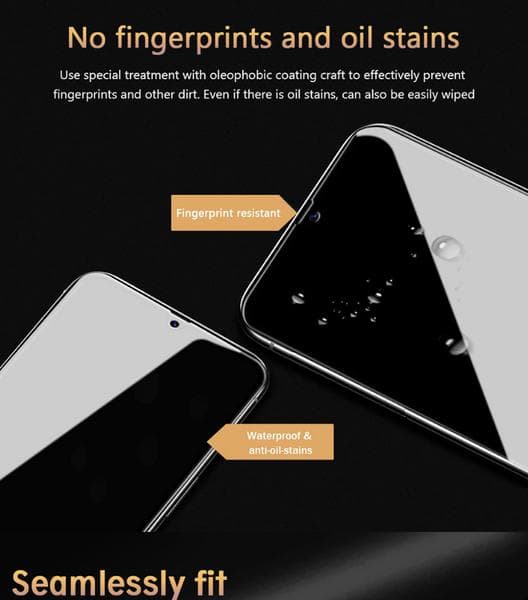 9D härdad glas för samsung A30/A50
