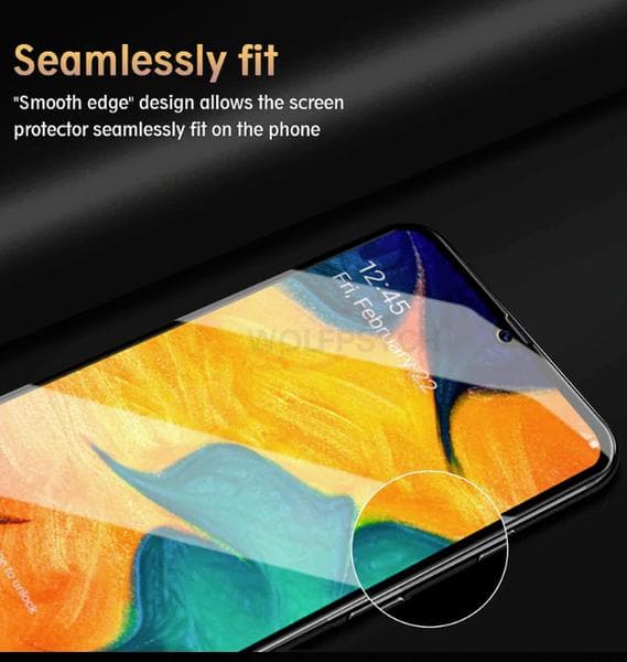 9D härdad glas för samsung A30/A50