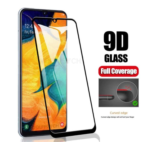 9D härdad glas för samsung A30/A50