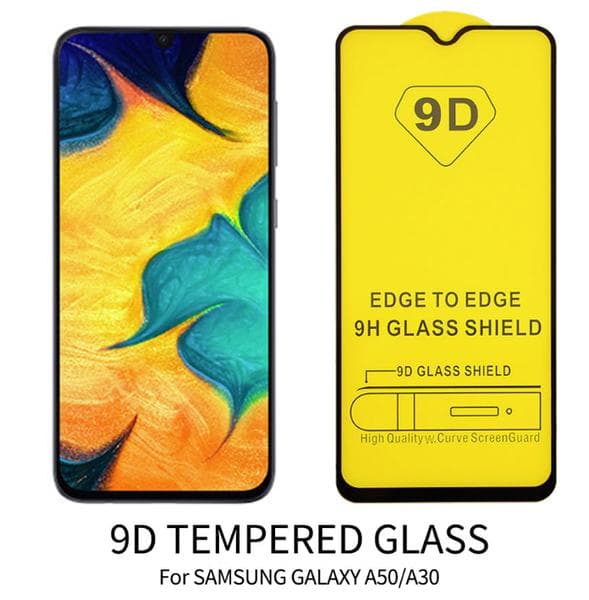 9D härdad glas för samsung A30/A50