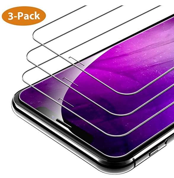 3 st. härdat glas skärmskydd till din Iphone 11 pro,Xs och X