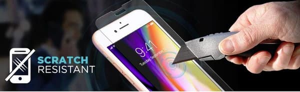 2 st härdat glas för iphone 6/6s 2.5D