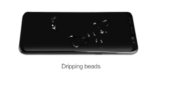 Härdat glas 10 D för Samsung S8 plus