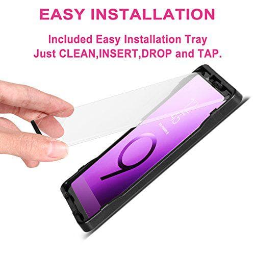 heltäckande skärmskydd  för Samsung Galaxy S9 plus