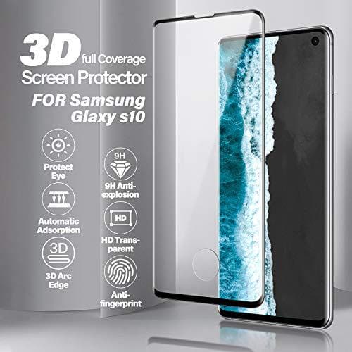 2 st häradad glas för samsung s10 plus