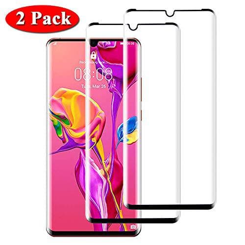 2 st heltäckande skärmskydd för Huawei P30 pro