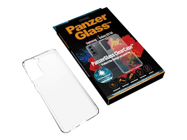 PanzerGlass ClearCase - Baksidedeksel for mobiltelefon - termoplast-polyuretan (TPU) - blank - for Samsung Galaxy S21 5G