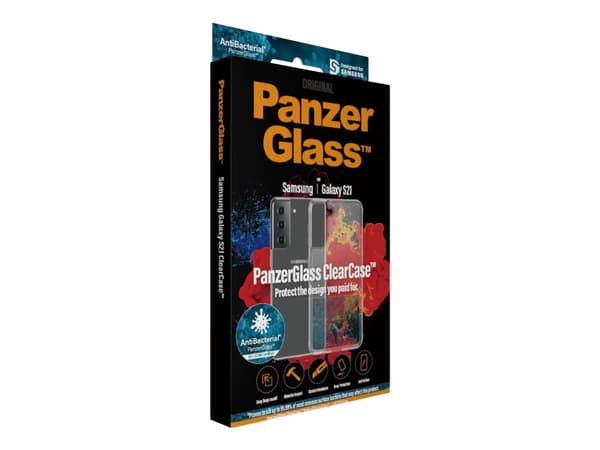 PanzerGlass ClearCase - Baksidedeksel for mobiltelefon - termoplast-polyuretan (TPU) - blank - for Samsung Galaxy S21 5G